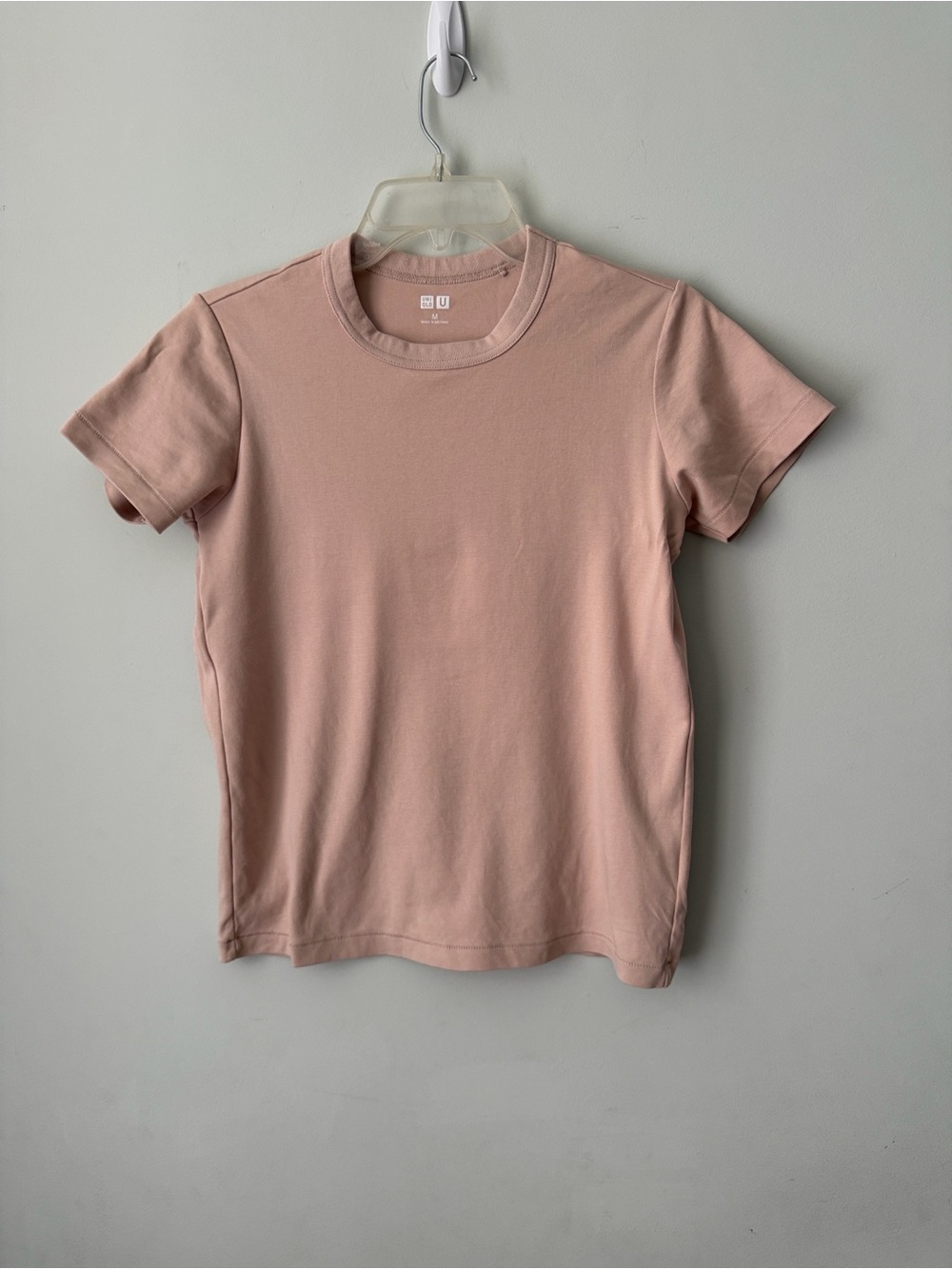 Uniqlo U Crewneck Tee in Tan